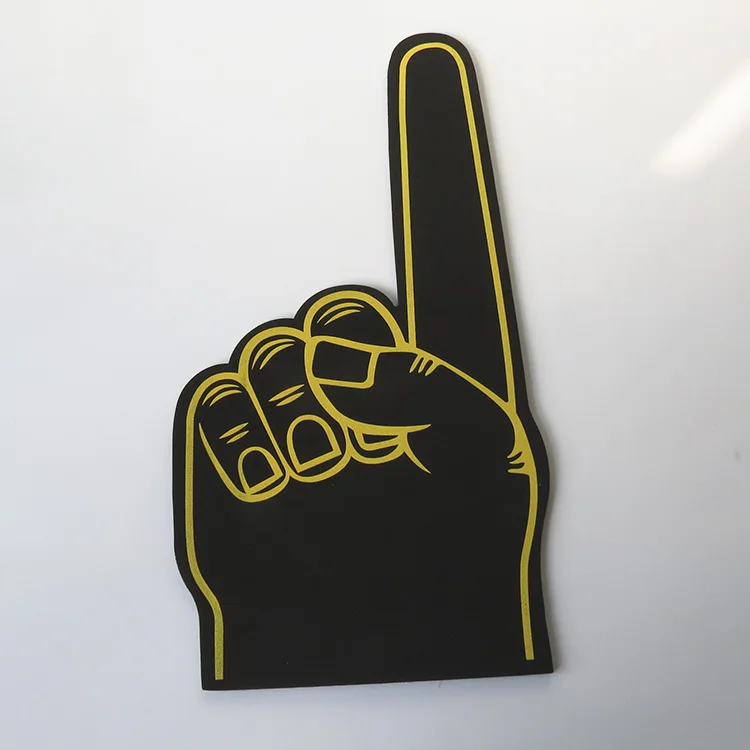 Simple Black Eva Foam Hand For Cheering Wave Giant Foam Hands Buy