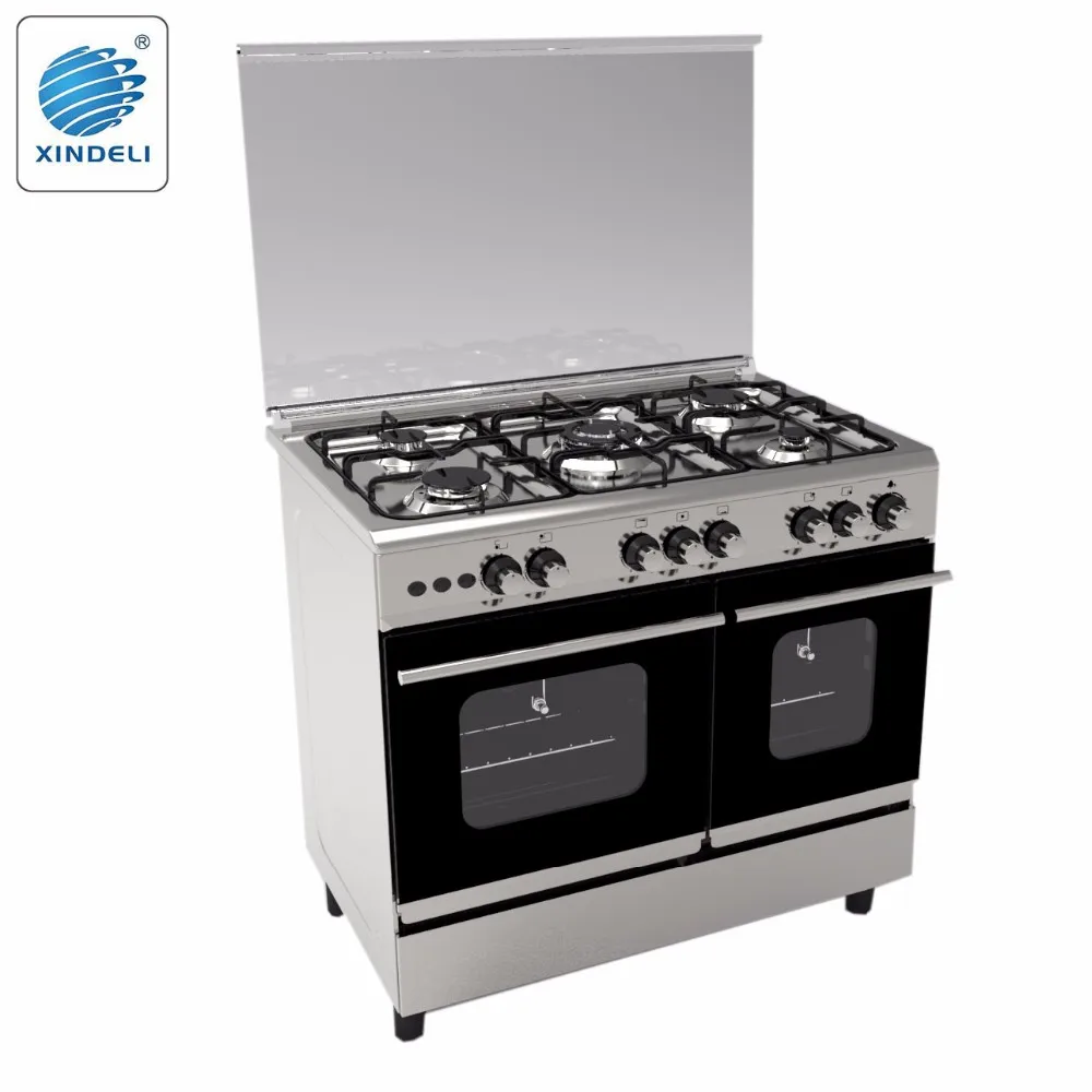 36 Inch Freestanding Gas Stove With Electric Oven 2 Hotplates For Home