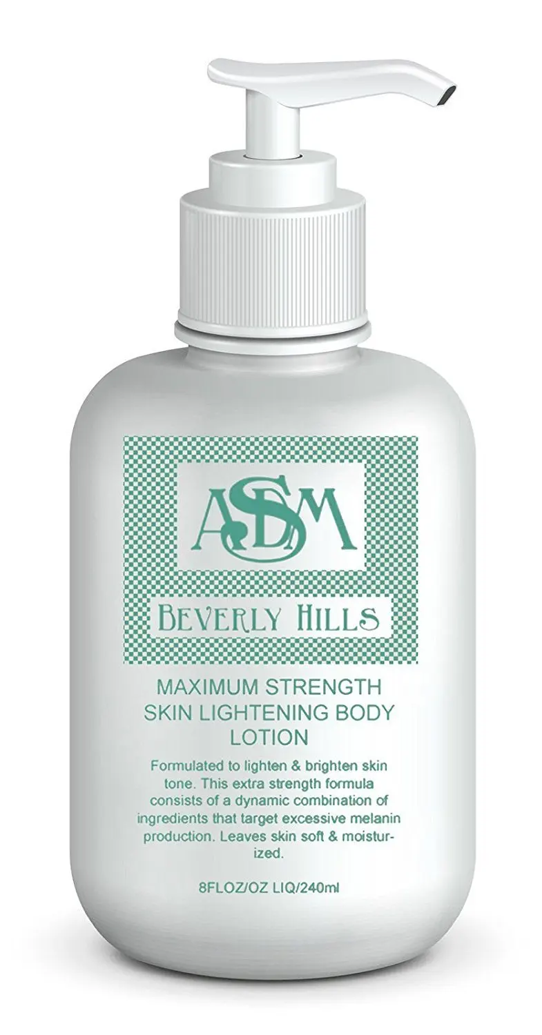 ASDM Beverly Hills Maximum Strength Skin Lightening Body Lotion 8oz. 