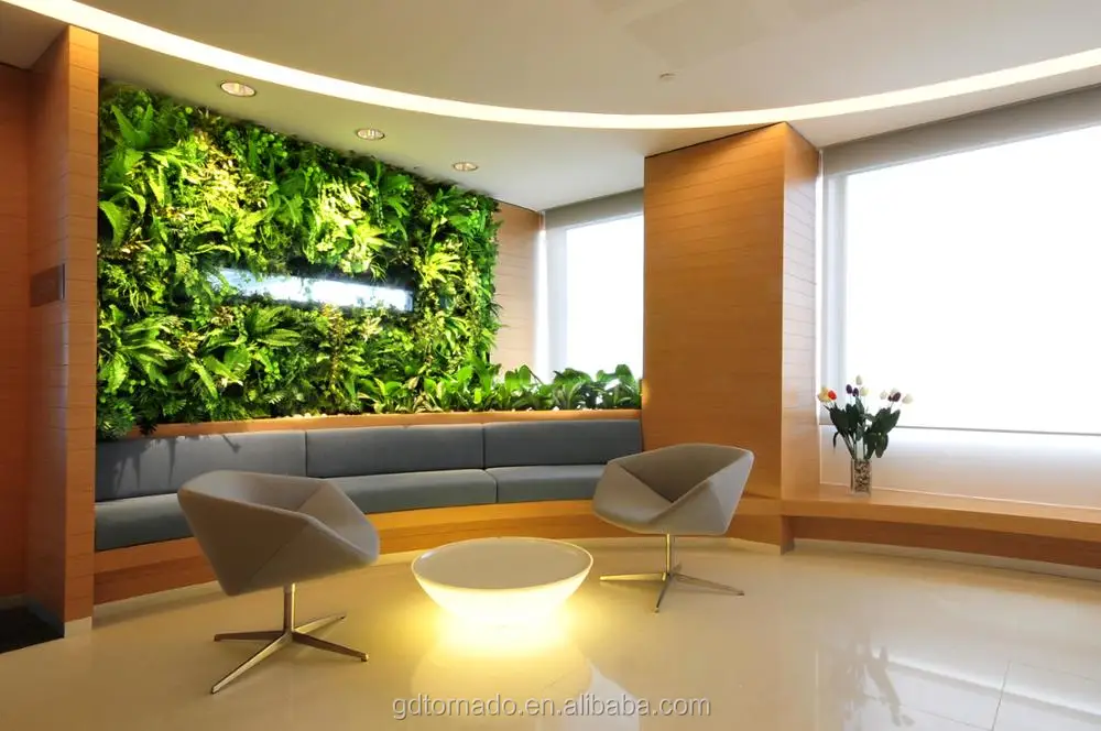 Hot Sale Greenery Wall Artificial Vertical Grass Wall Fake
