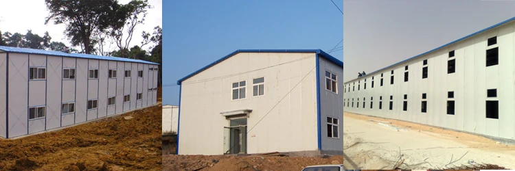 Prefabricated steel tiny living house labor camp site accommodation