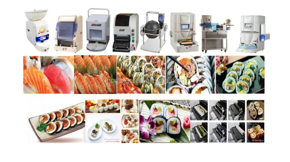 High quality TSM-900RSR Tabletop sushi roll robot machine