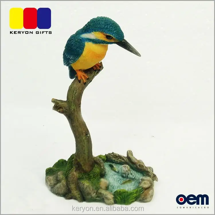 resin bird statues