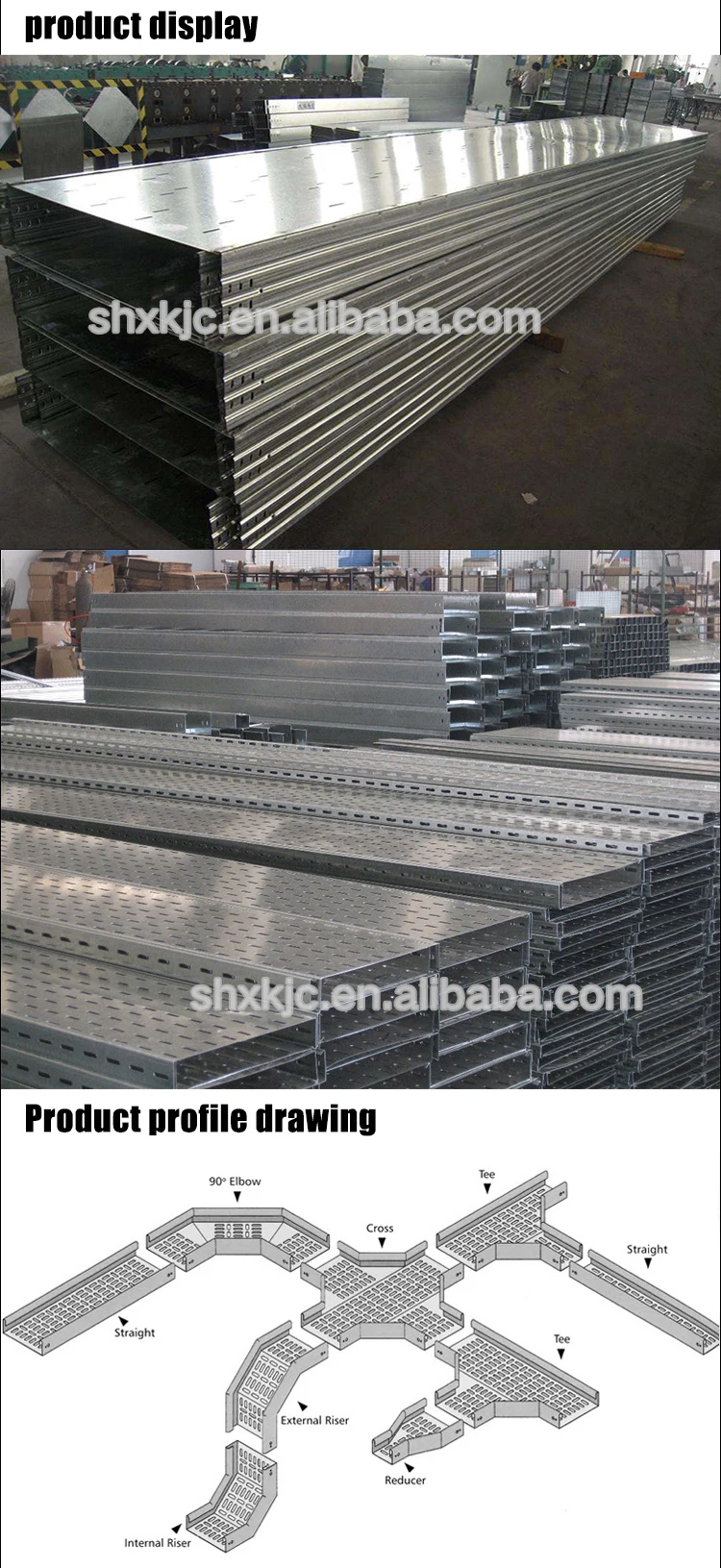Stainless Steel Ss316 Ventilated Type Cable Tray/perforated Cabel Tray ...