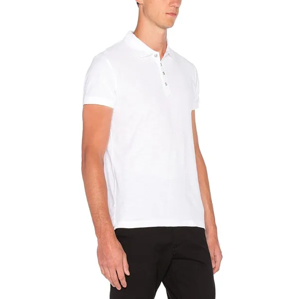 Wholesale Clothing Blank 100% Cotton Men White Custom Polo Shirt Design ...