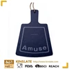 rectangle cutting edge Slate paddle with hemp rope