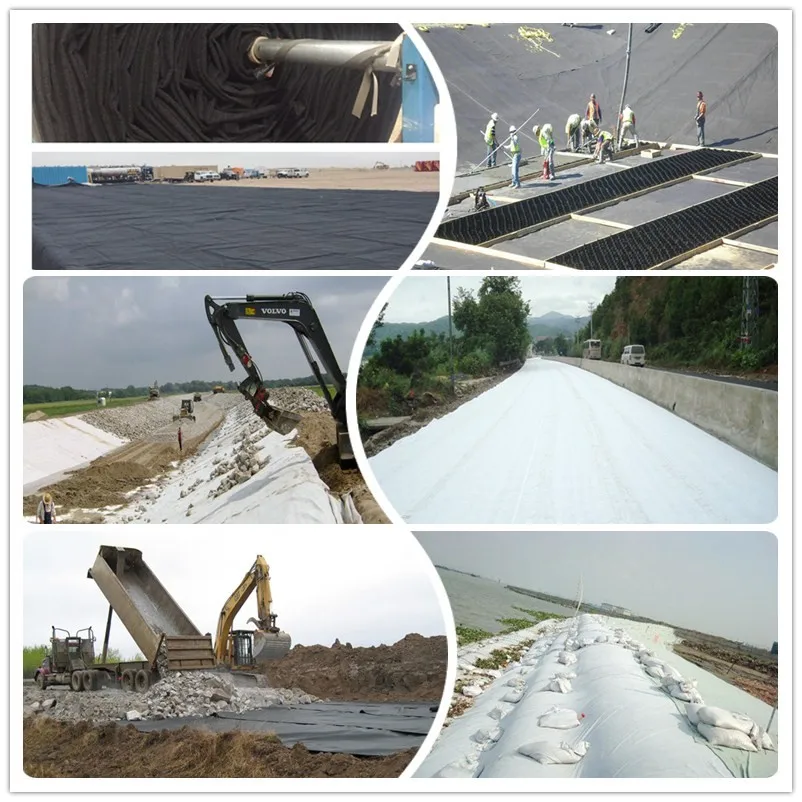 Low Price Waterproof Geotextile Nonwoven Filter Fabric Felt For Road