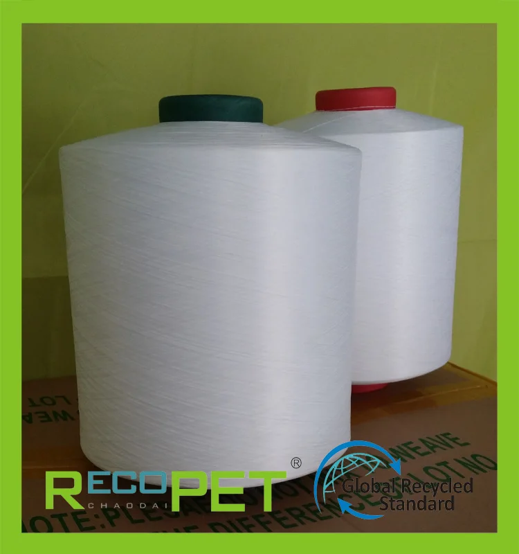 China 100recycled Pet Bottle Yarn Manufacturer With Grs Certification Buy Recycled Pet Bottle