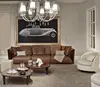 Heated villa home 10 seater or customeized living room sofa new genuine leather sofa set pictures design italian lounge sofa