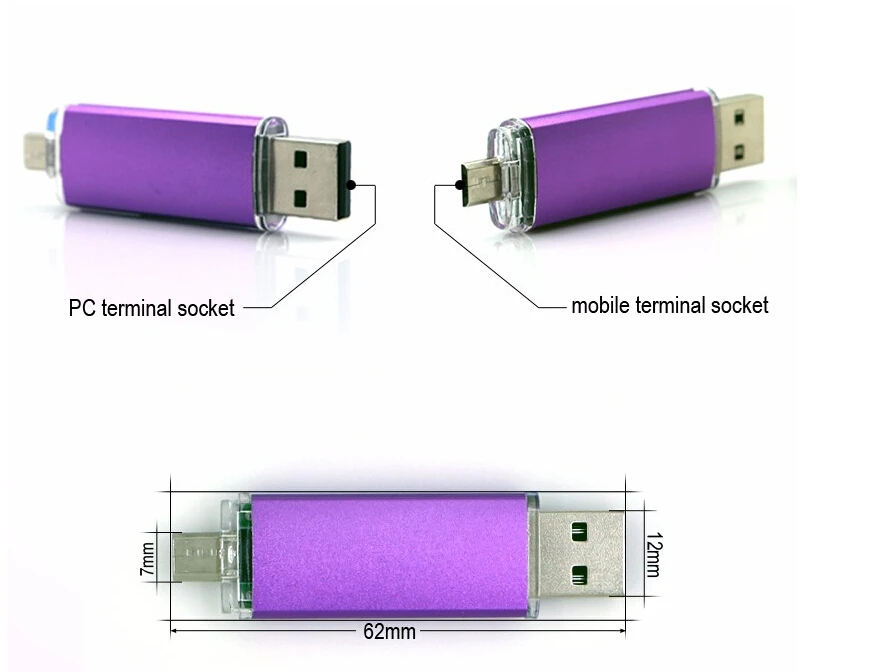 Promotional gift Cheap OEM otg flash drive for connection mobile phone - ANKUX.COM