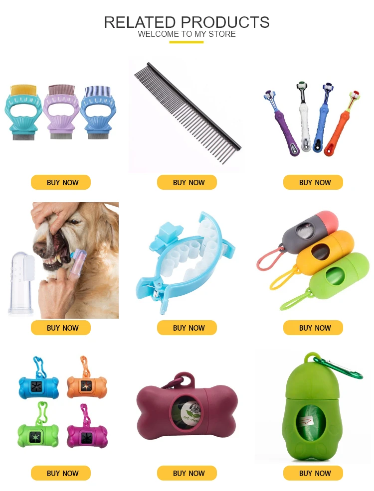 Full Surround Bristles 360 Degree Silicone Dog Fingerbrush 360 Dog