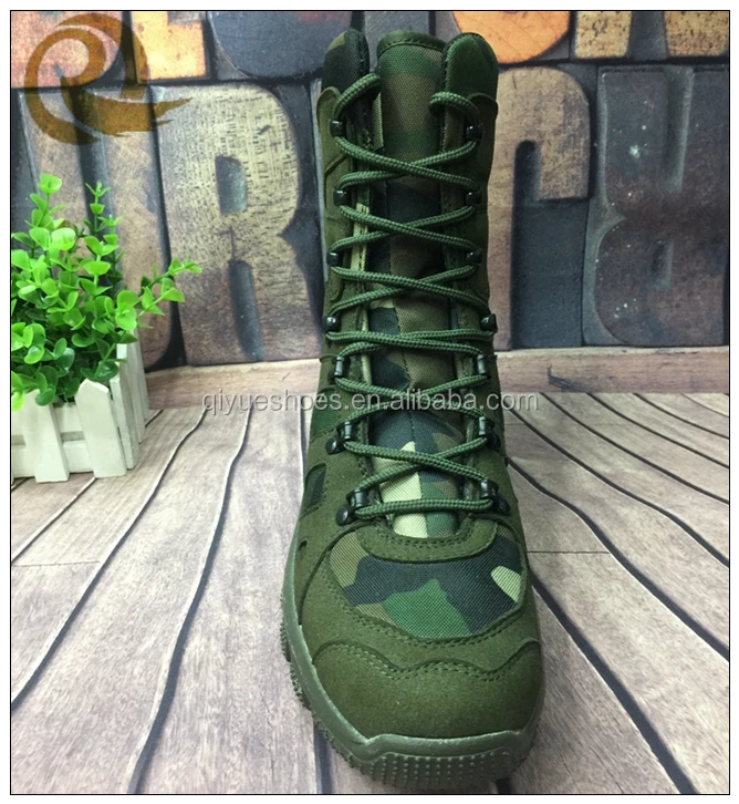 camouflage military boots