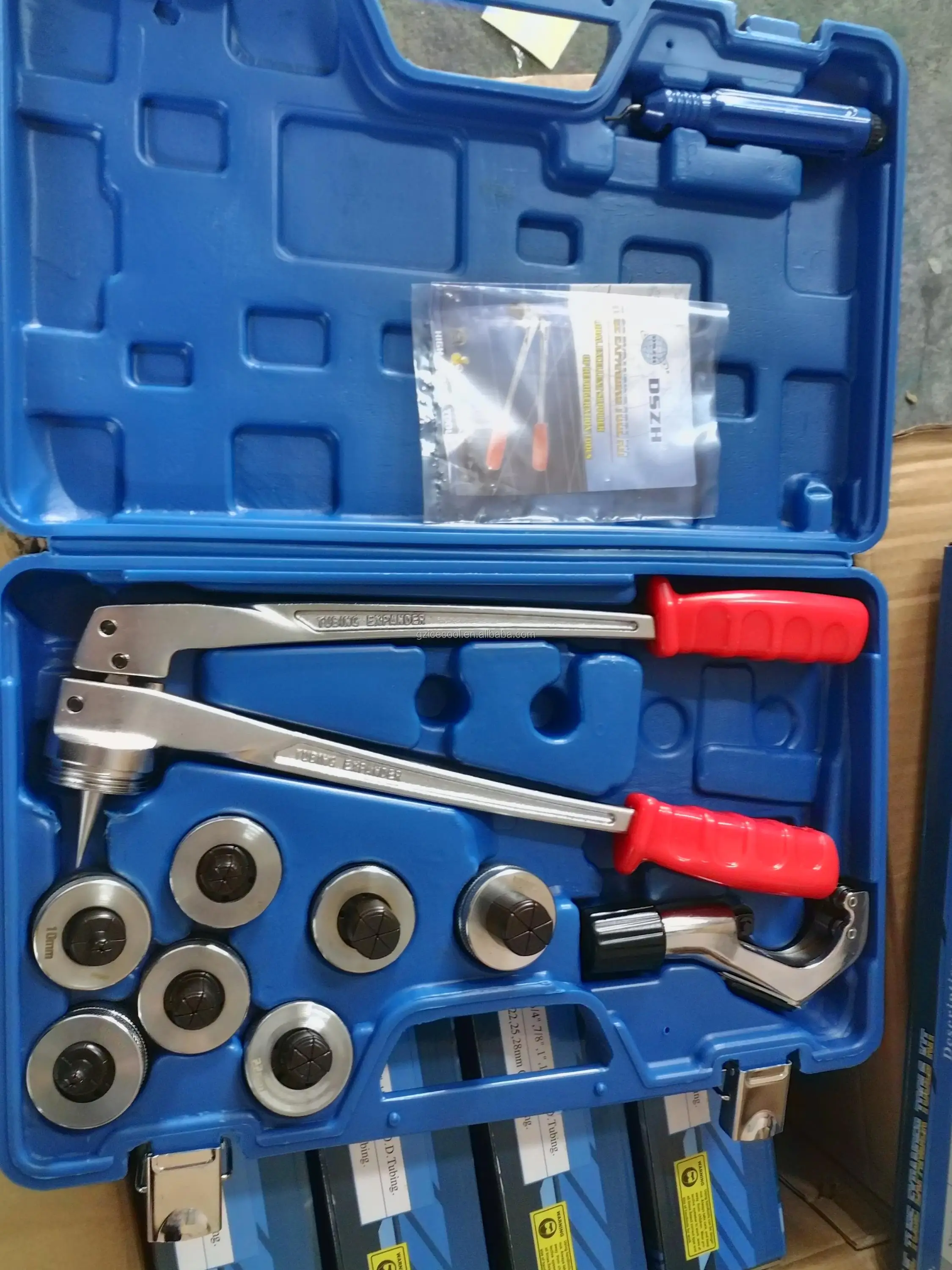 Dszh Refrigeration Copper Pipe Lever Tube Expander Tool Kit Ct100m For