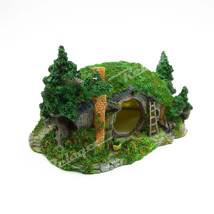 Hobbit Miniature Landscape Hillside Fairy Hole House Manor Decor Ideas ...