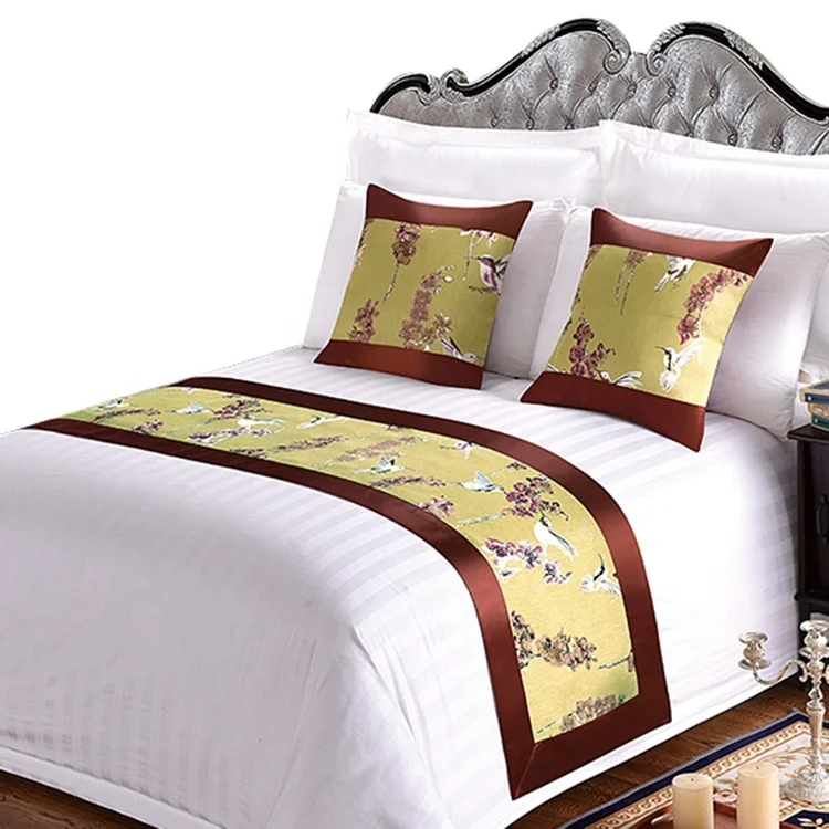 Custom Decorative Luxury King Size Bed Runner For Hotel Buy King Size