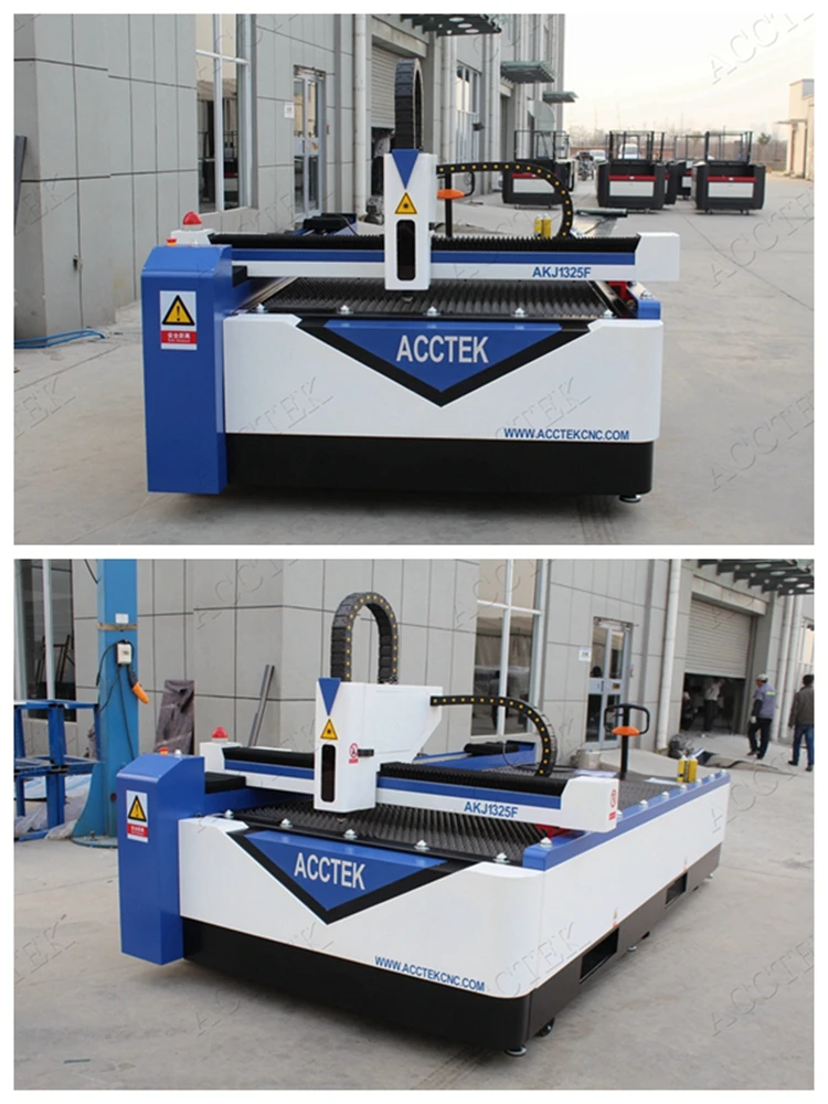 High Precision Raycus 1000w / 4x8 Feet Fiber Laser Cutting Machine With