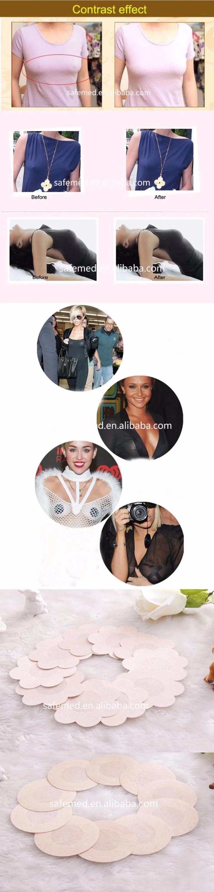 Hot Sale Fashion Nipple Cover Beauty Girl Nipple Covers Sexy Ladies