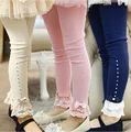 2016 new fashion spring flower girl pants baby girl leggings kids cotton legging children autumn pant