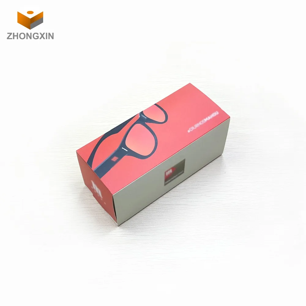 Cheap Price Custom Folding Eyewear Cardboard Paper Drawer Box Sunglasses Packaging Boxes Sliding