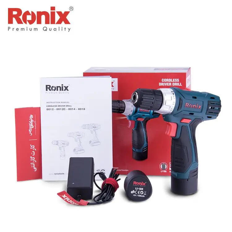 Ronix 8012 12v Brushless Driver Drill Machine Li-ion ...