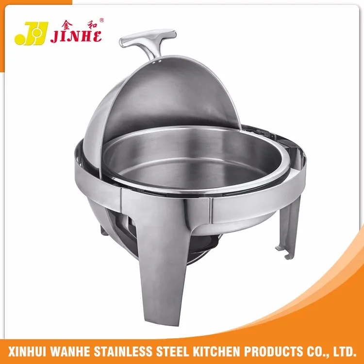 
Counter-Top Style Stainless Steel Buffet Hot Food Display Showcase And Cabinet 