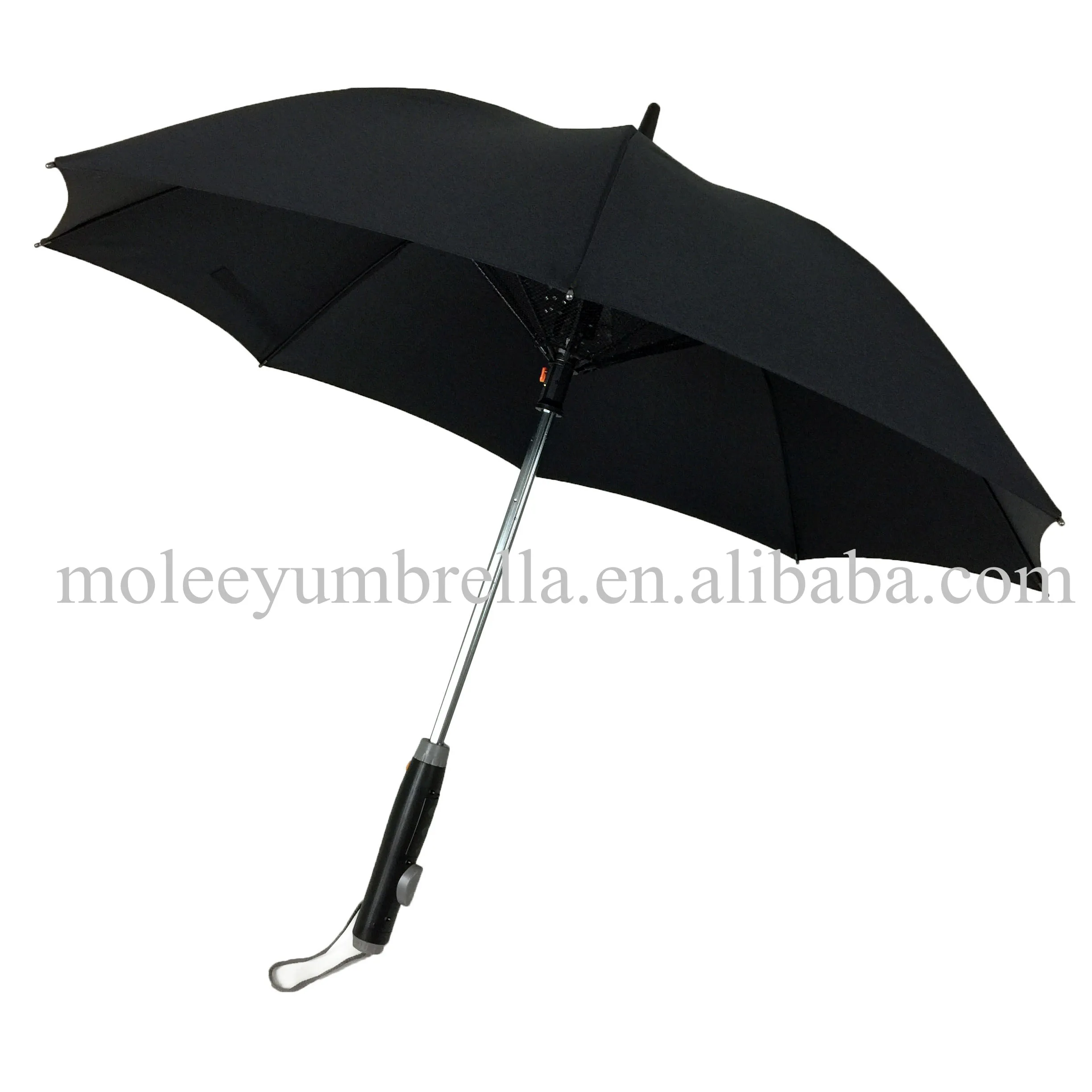 Umbrella with Fan and Water Spray Function