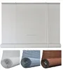 1/4-Inch Oval Vinyl PVC Rollup Blind, 60-Inch Wide by 72-Inch Long, Woodgrain
