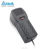 Home computer power voltage regulator with surge protector