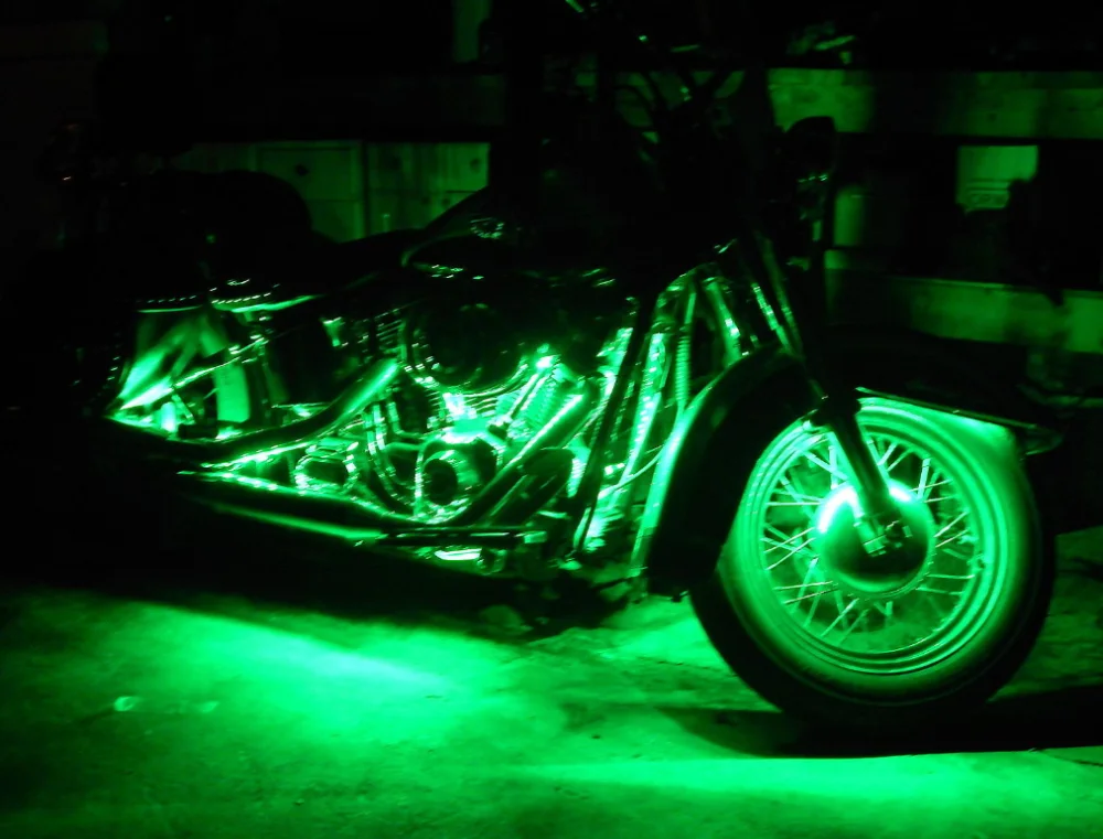 LED Custom Lighting 10 PCS Motorcycle Underglow Accent Lighting Kit