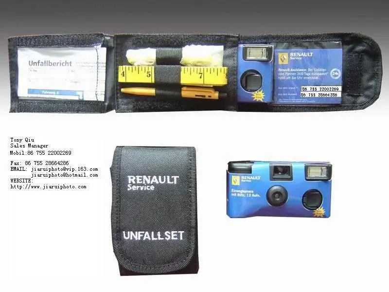 
Single Use Camera Accident Kit 