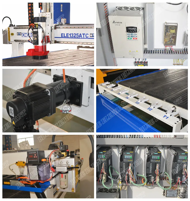 ATC 1325 cnc router servo engraving machine , cnc engraving machine made in germany