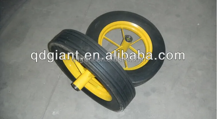 Solid rubber tire 14"*4"