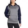 80% Cotton 20% Polyester Fleece Pullover Hoodie for Women Long Sleeve Thick Cheap Pullover Hoodies Wholesale