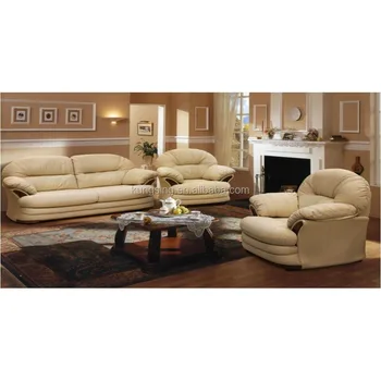 Luxury Clic European Milano Leather Sofa Set Top Grain Product On