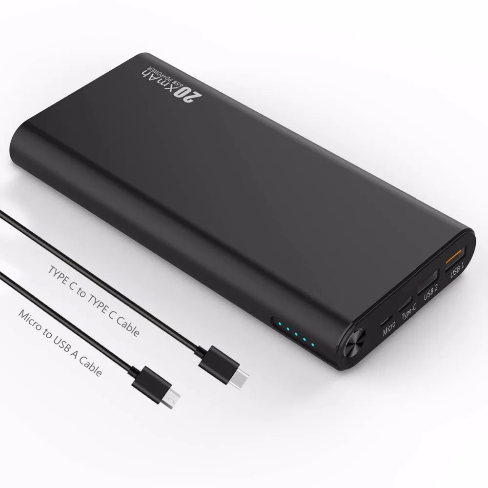 Pd Power Bank 20000mah Fast Charging Up To 100w Compatible With Macbook