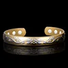 Have In Stock! Wholesale pure copper magnetic therapy bangle for men women