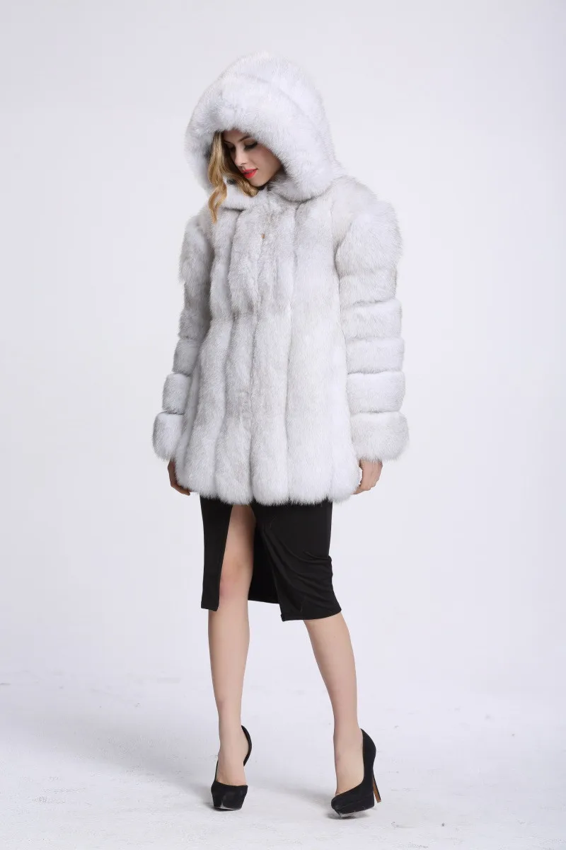 Wmwmnu long Sleeve Winter Women High Imitation Faux Fur Coat Jacket Fur Coat Women Clothes thick warm Fox Fur Coat plus Size