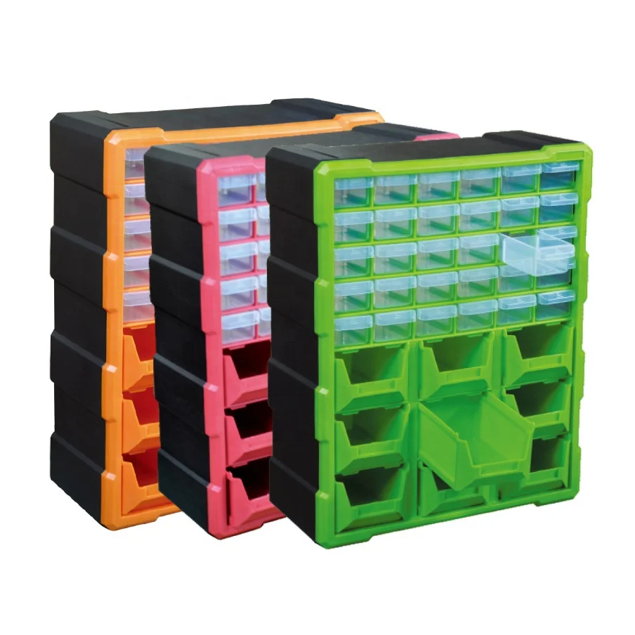 Home Storage Organization Plastic Tool Box Storage Bins With