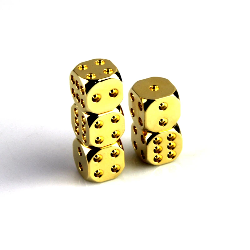 Wholesale Lucky 24k Gold Plated Made 6 Sided Dice Buy 24k Gold Dice