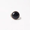 Ally express cheap price beautiful ring with black agate stone