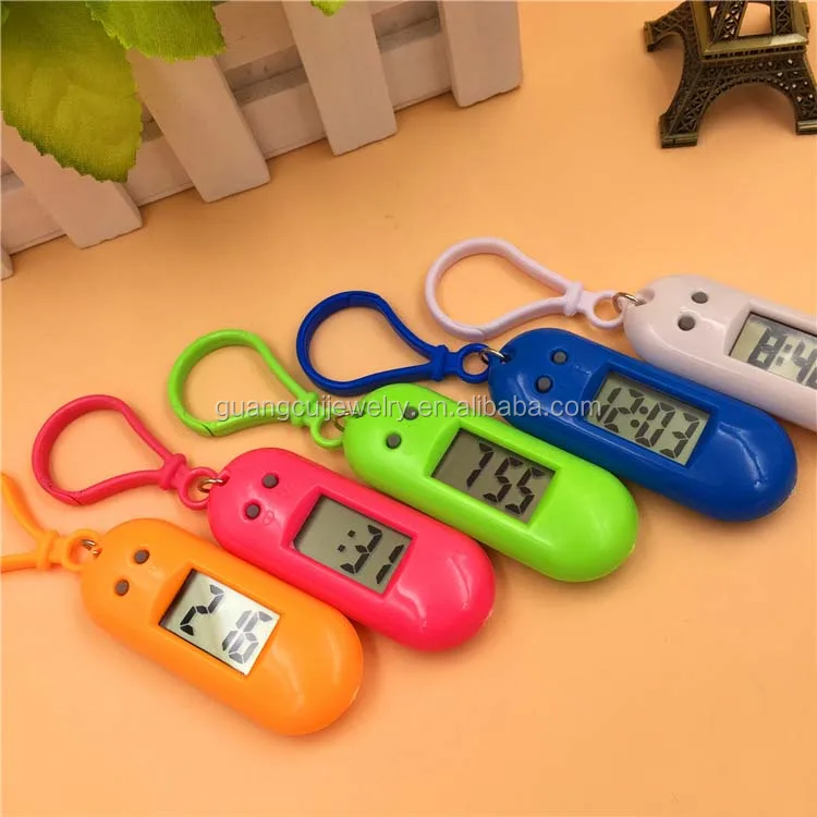 2018 Newest Small Colorful Keychain Digital Watch Buy Keychain Watch