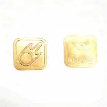 Wholesale High Quality Handbag Logo Metal Plate Custom Brass Name