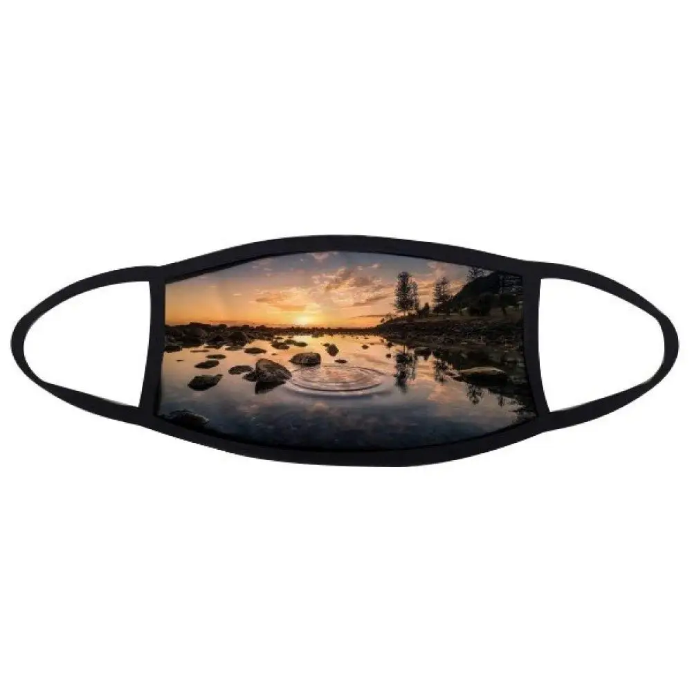 DIYthinker Ocean Sky Stone Water Science Nature Picture Face Anti-dust Mask Anti Cold Maske Gift
