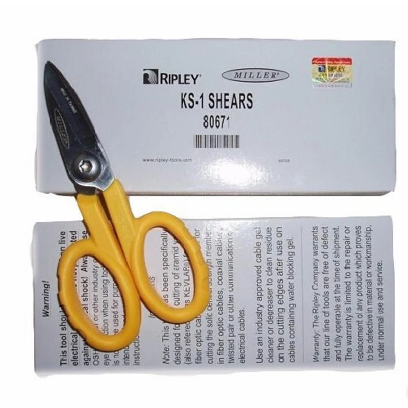 Rieplay Miller Tools Fiber Optic Miller Ks-1 Kevlar Shears / Kavlar ...