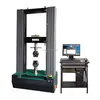 dumb-bell shape and ring type test pieces tensile testing machine with extensometer and rigs