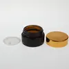 20g small cosmetic gold lid spice jars glass jar with screw on lid for makeup foundation eyeshadow