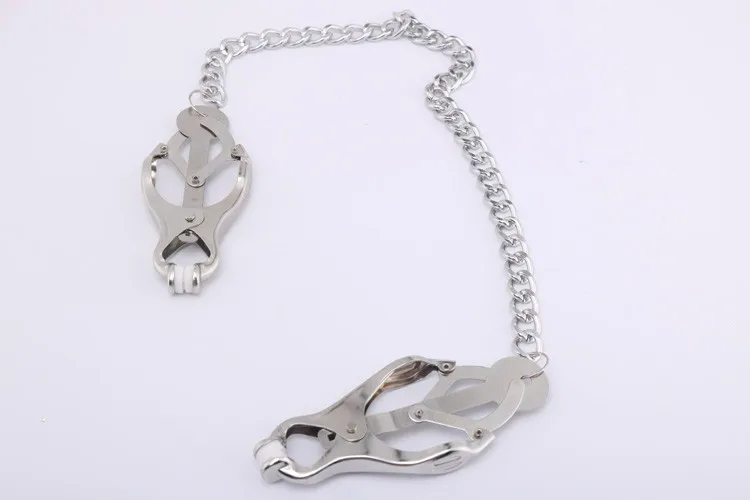 Stainless Steel Nipple Clamps - Adult Nipple Stimulation