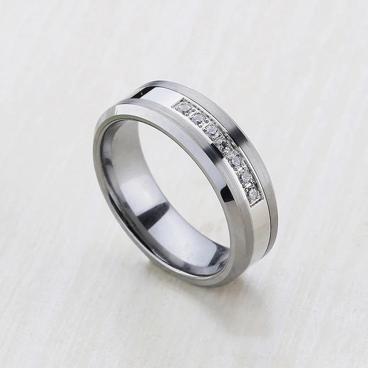 Apollo Diamond Wedding Rings Cheap Bishop Rings Use With Tungsten