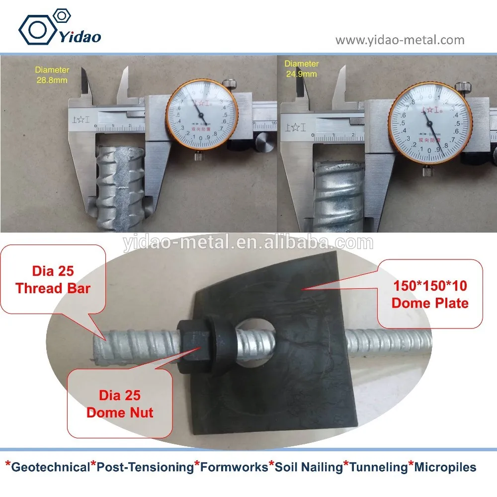 120x20mm Steel Plate for Anchor system