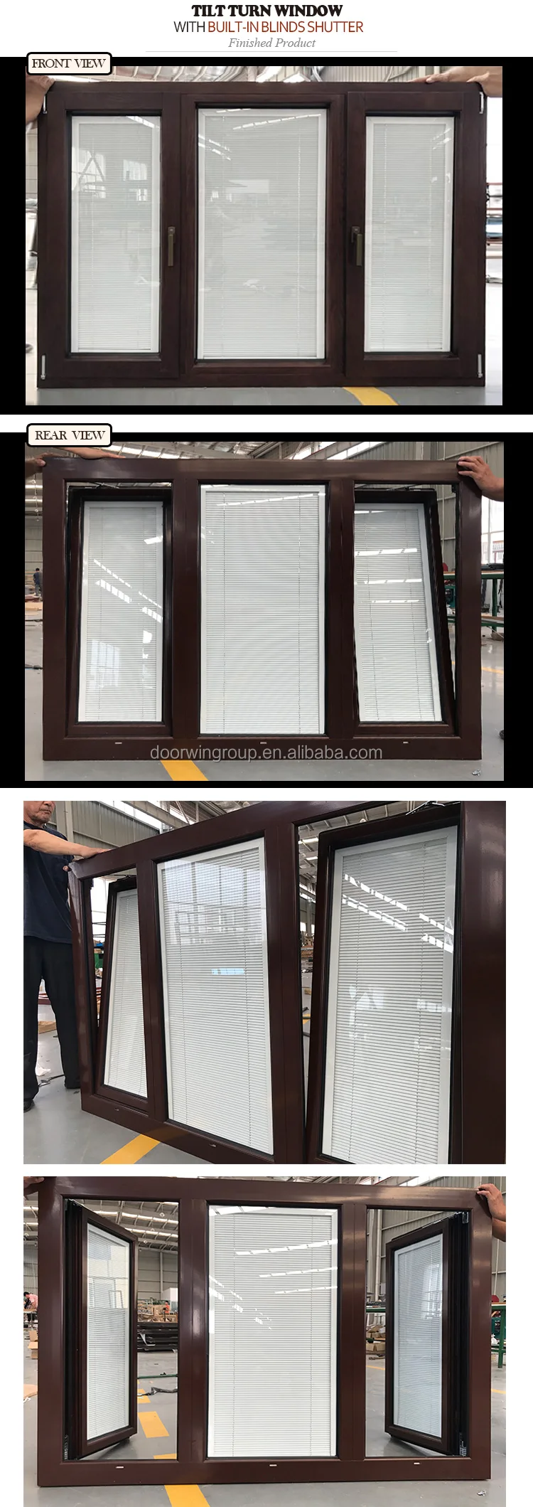 Europe style window grill design european blinds tilt turn windows
